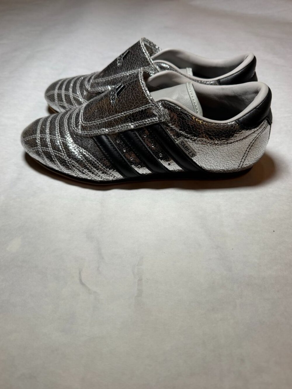 adidas Taekwondo Metallic Silver Sneakers – Women's 7